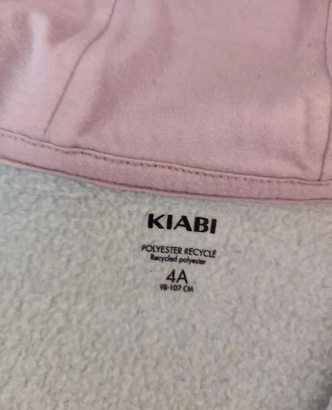 Suéter com zíper cinza e rosa 🦄 Tamanho 4 anos 🦄 Kiabi – photo 6